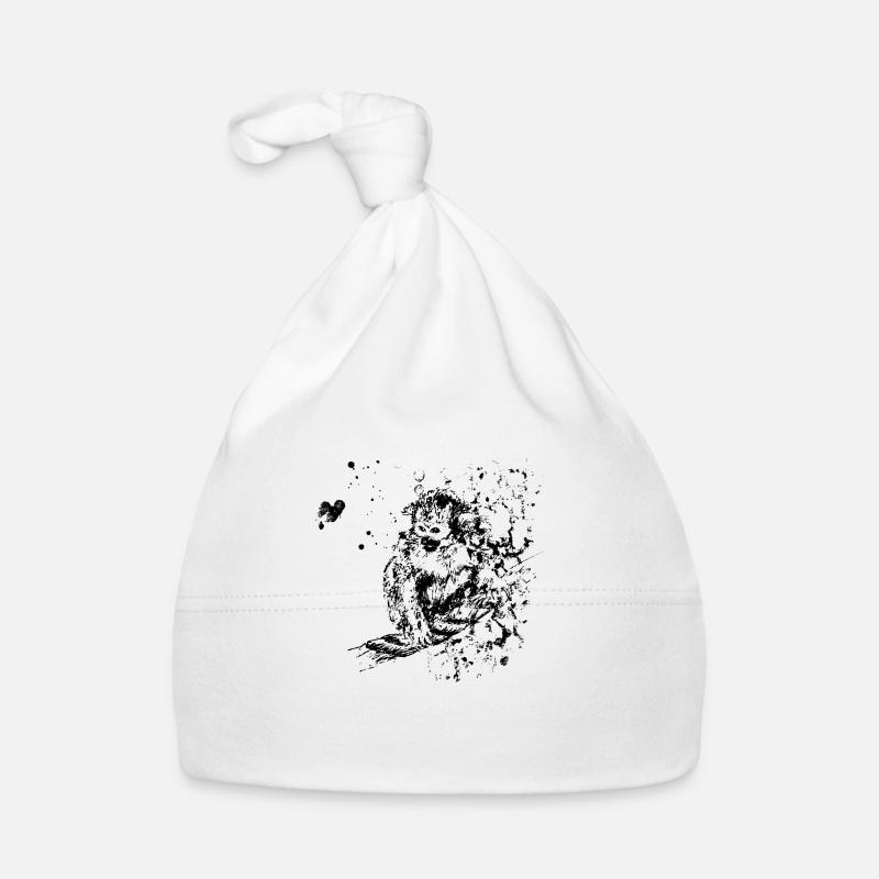 monkey on rope Organic Baby Cap