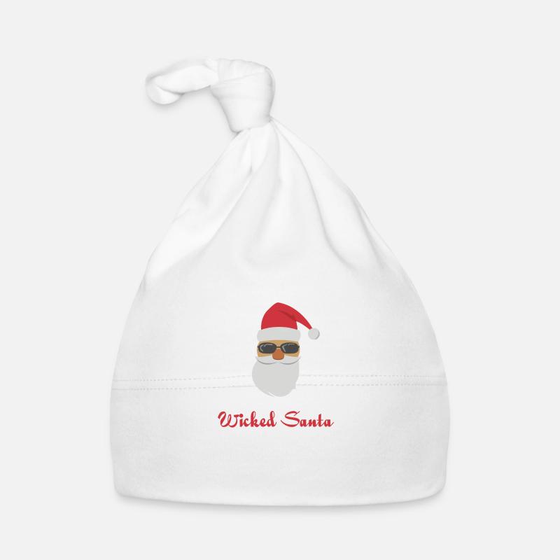 Böser Weihnachtsmann Baby Bio-Mütze