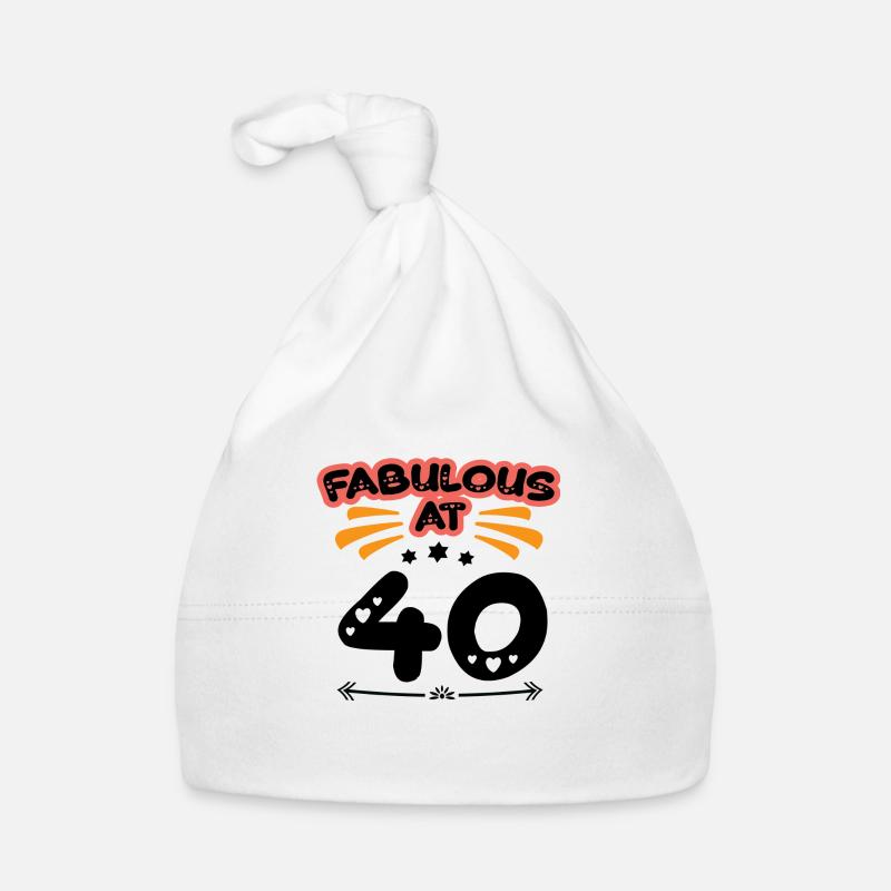 Fabulous At 40 Organic Baby Cap