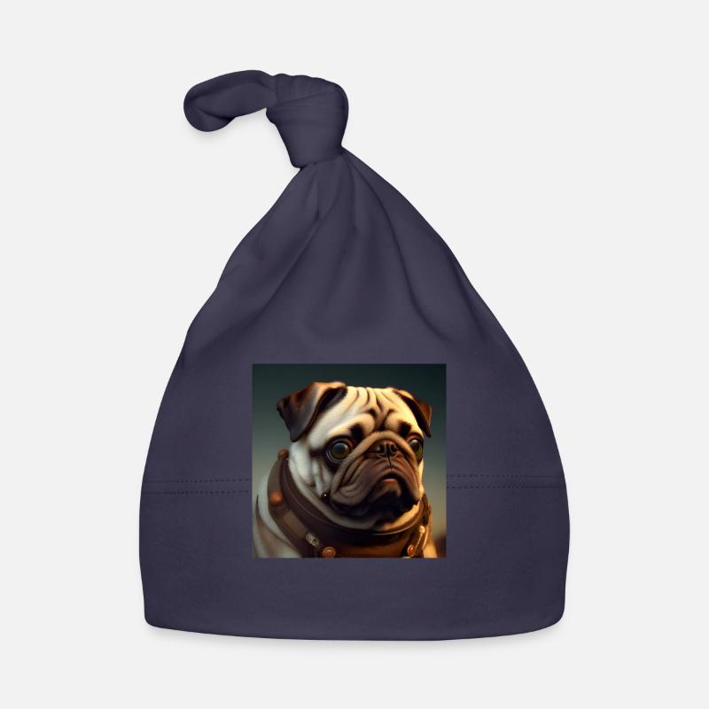 Mops Baby Bio-Mütze