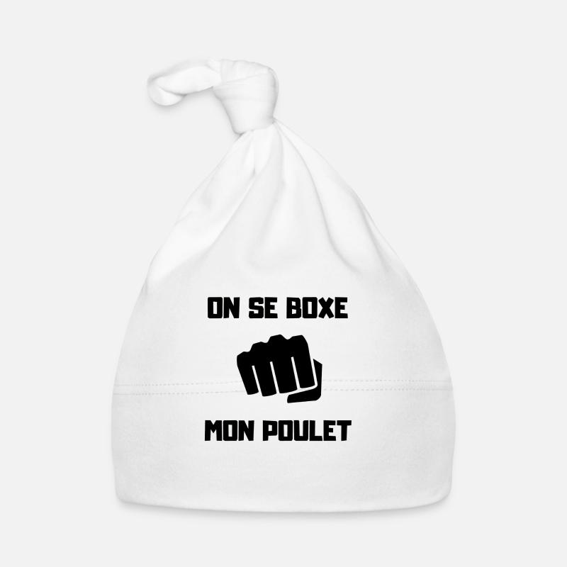ON SE BOXE MON POULET Bonnet bio Bébé