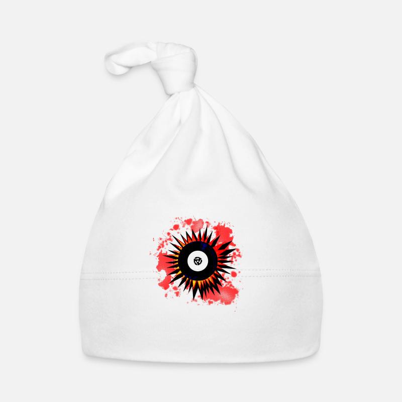 45 RPM Record Explosion Organic Baby Cap