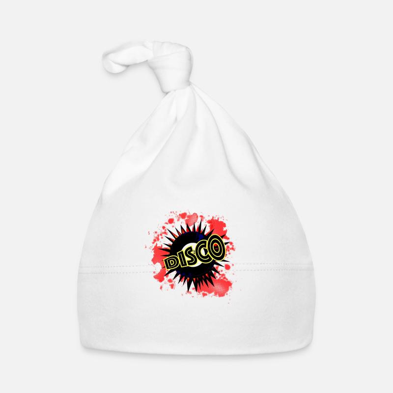 Disco 45 RPM Record Explosion Organic Baby Cap