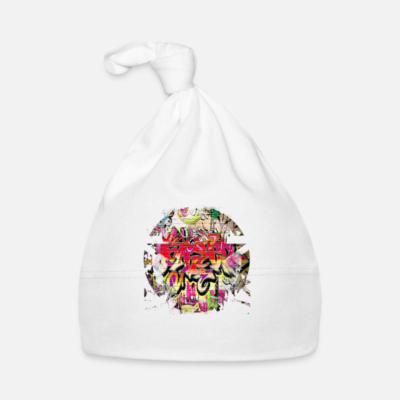 Graffiti style Splash hip hop couleurs peintre couleur Bonnet bio Bébé