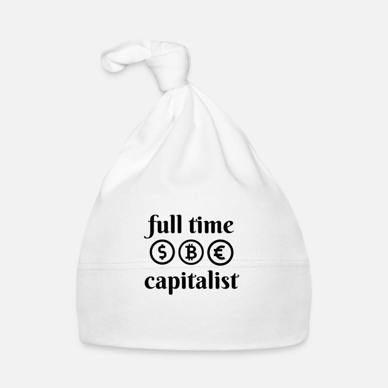 Full-time capitalist Organic Baby Cap