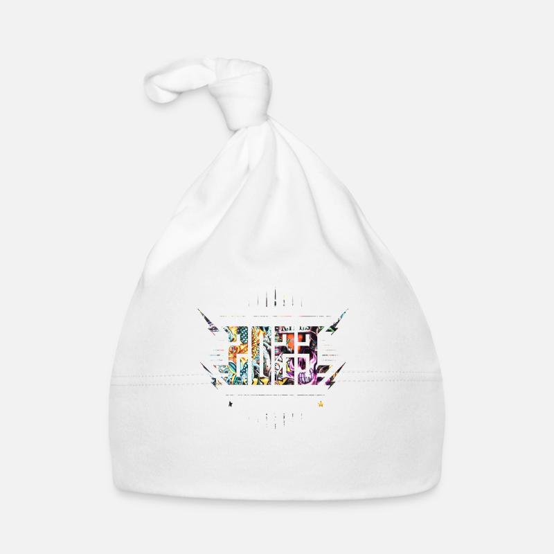 Style graffiti Splash hip hop couleurs peintre 2023 Bonnet bio Bébé