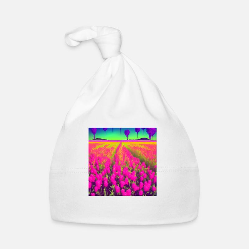 Hippy Flowers for Field Trip Ideas Organic Baby Cap