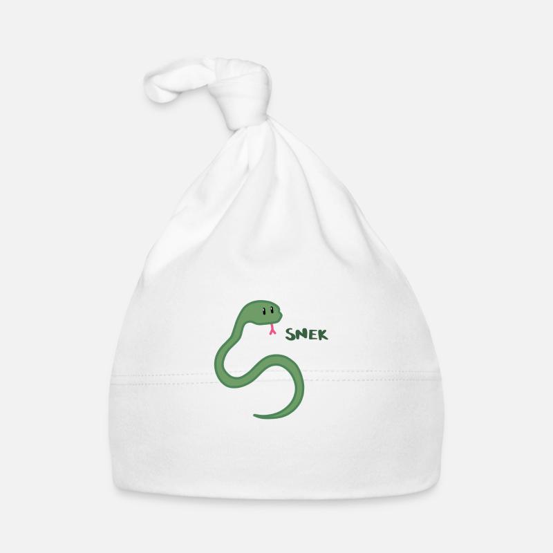 SNEK - Baby Bio-Mütze - Weiß