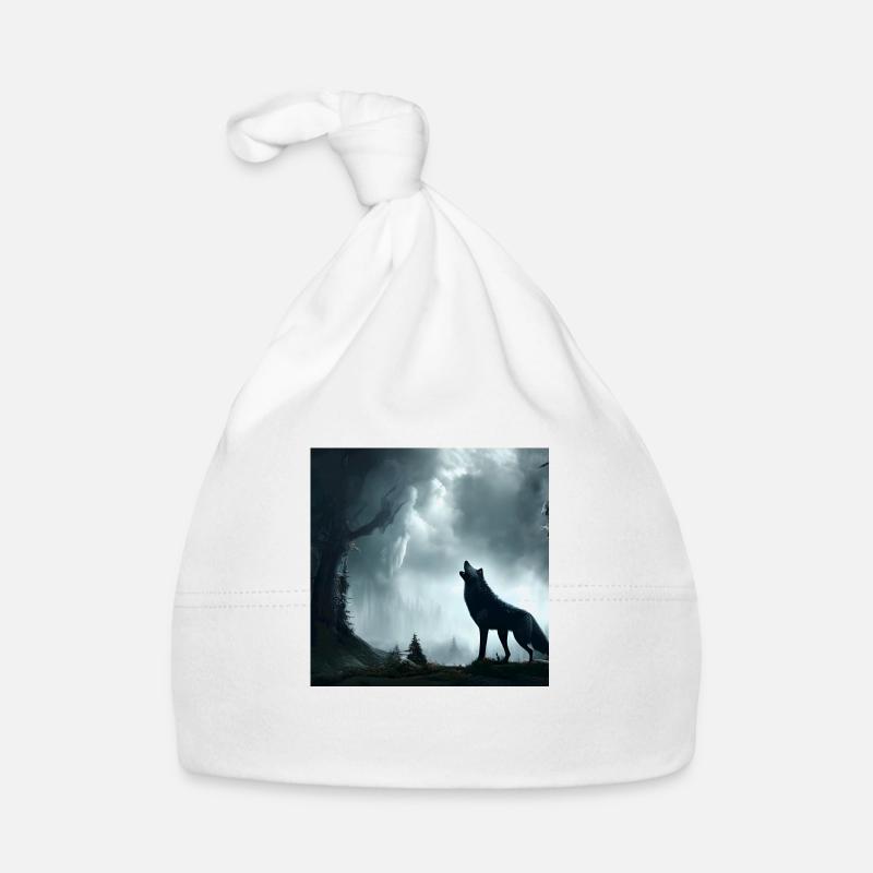 Loup rugissant Bonnet bio Bébé
