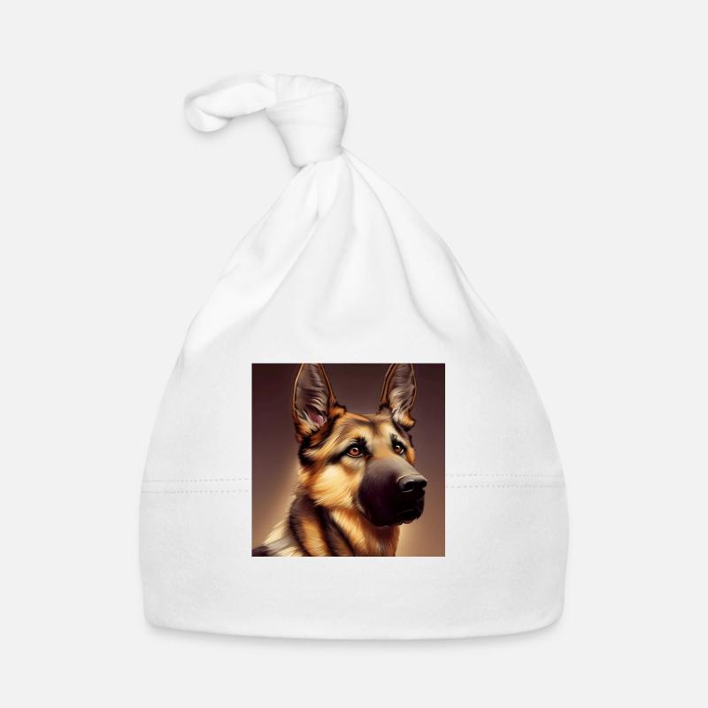 German Shepherd Organic Baby Cap