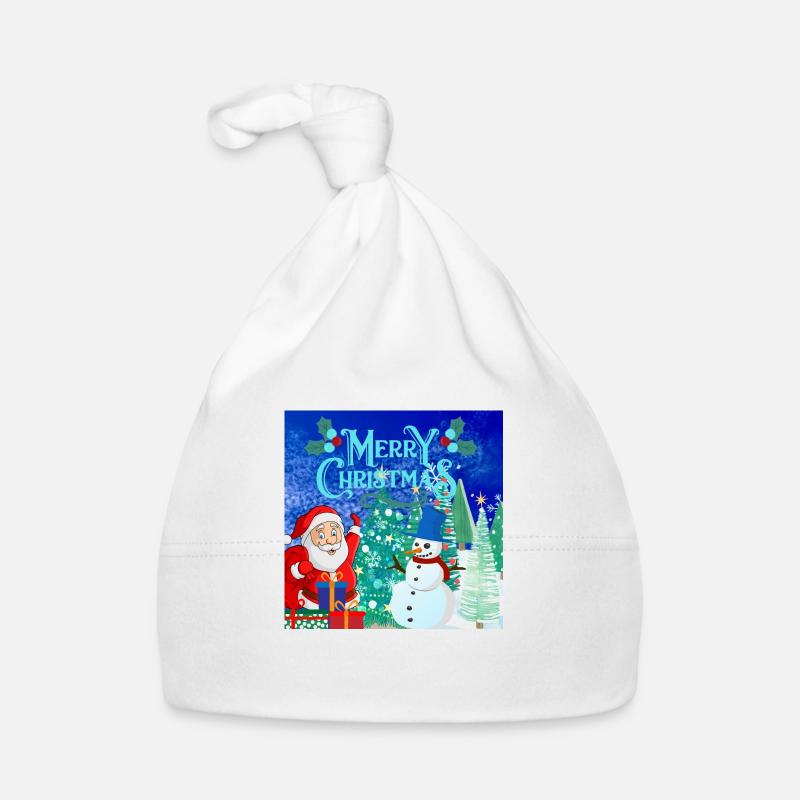 Joyeuses Fêtes. Bonne année ! Bonnet bio Bébé