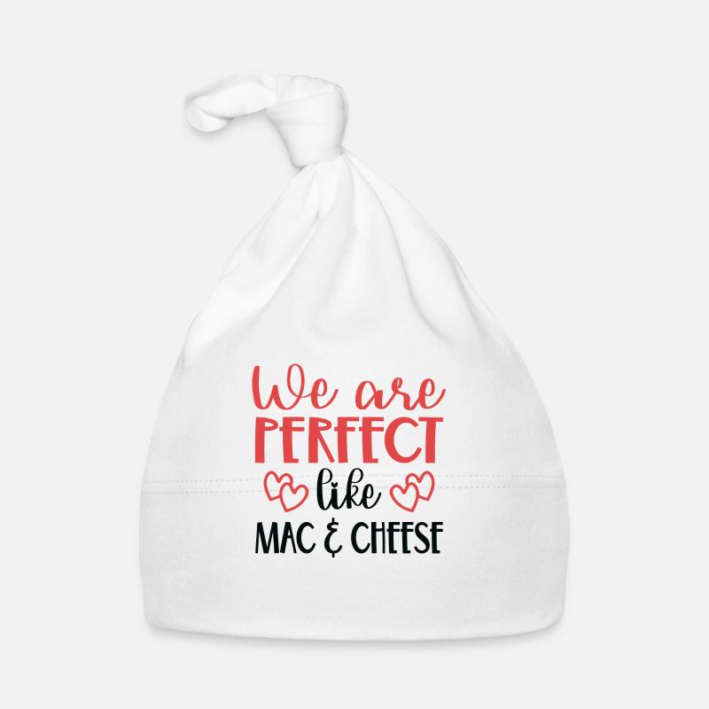 We are Perfect like Mac & Cheese Baby Bio-Mütze