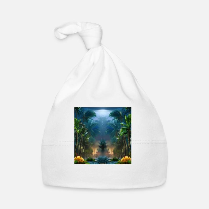 Exotic magical land Organic Baby Cap