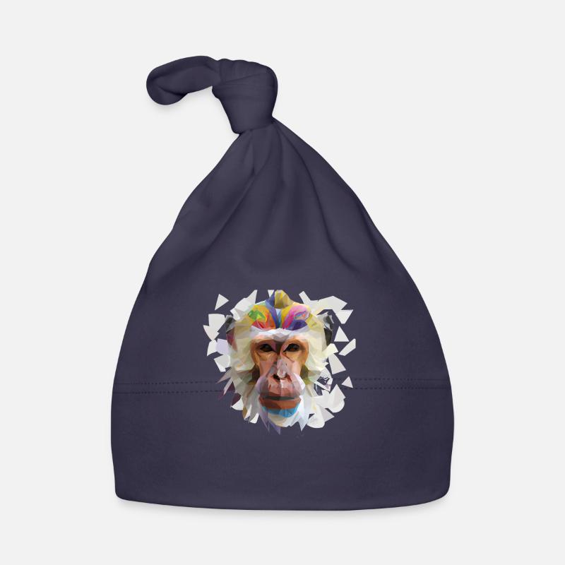 Abstract Pride and Power Monkey Organic Baby Cap