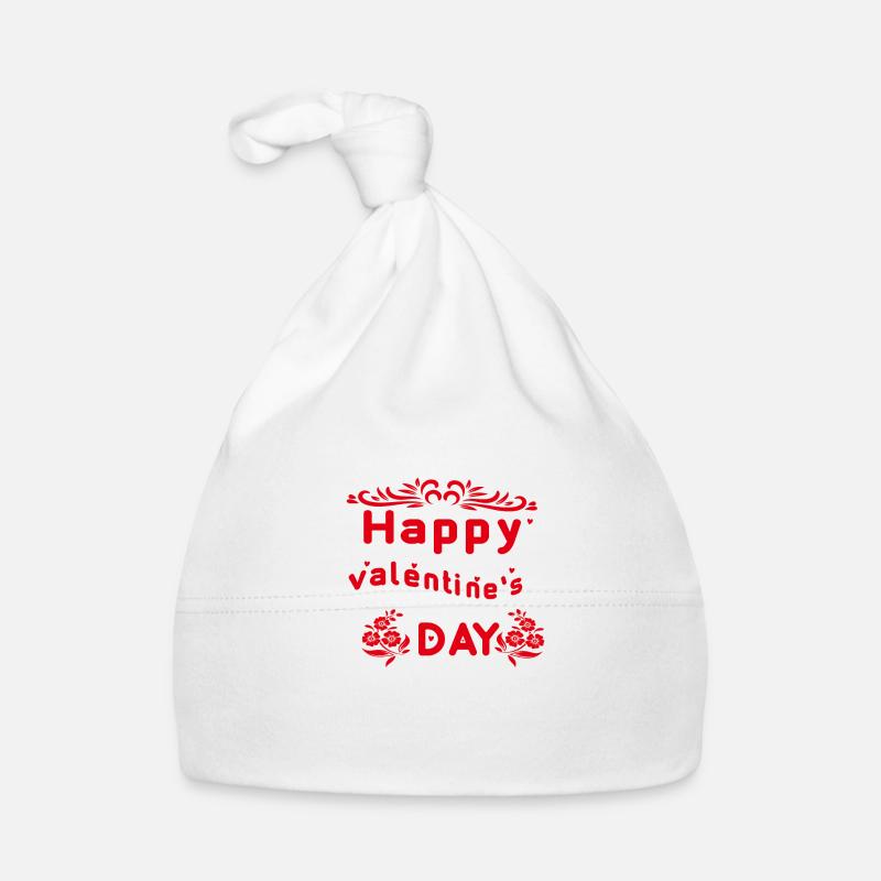 Joyeuse Saint-Valentin Bonnet bio Bébé