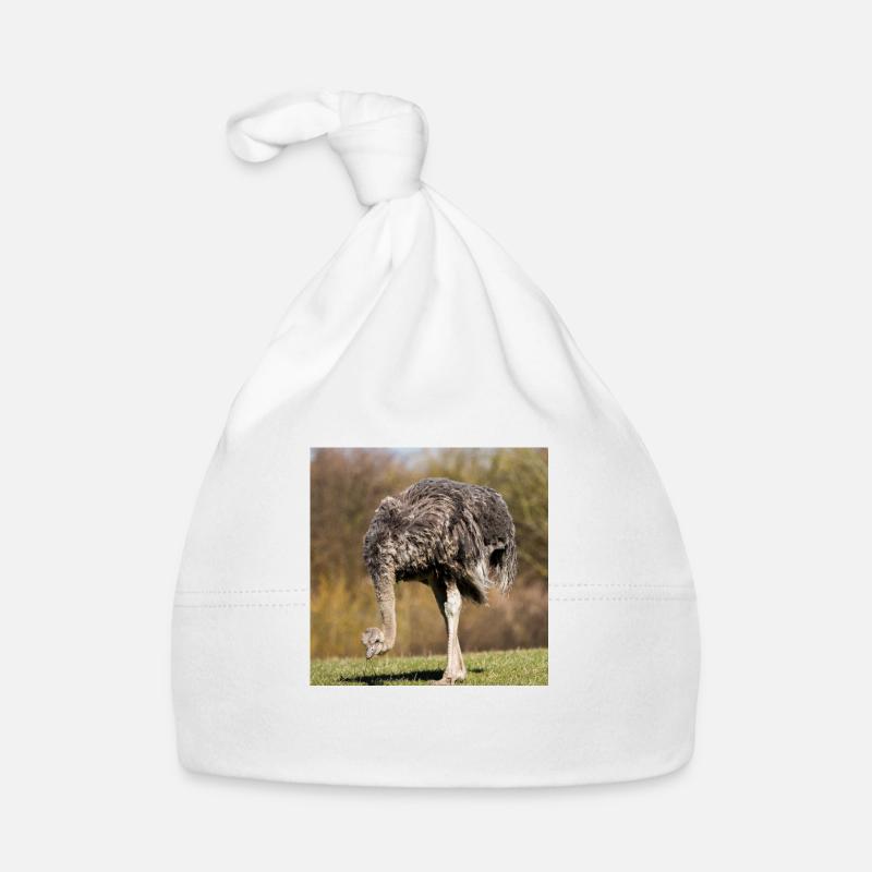 Afrikanischer Strauß Baby Bio-Mütze