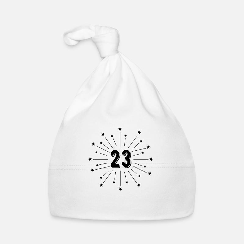 23rd Starred Anniversary - 23 Years Gift Organic Baby Cap