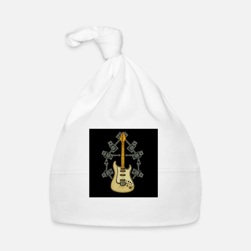 Guitar Shirt Organic Baby Cap