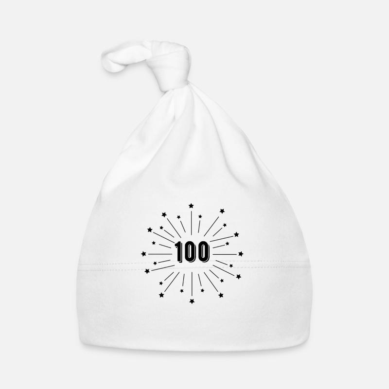 100th Starry Anniversary - 100th Anniversary Gift Organic Baby Cap