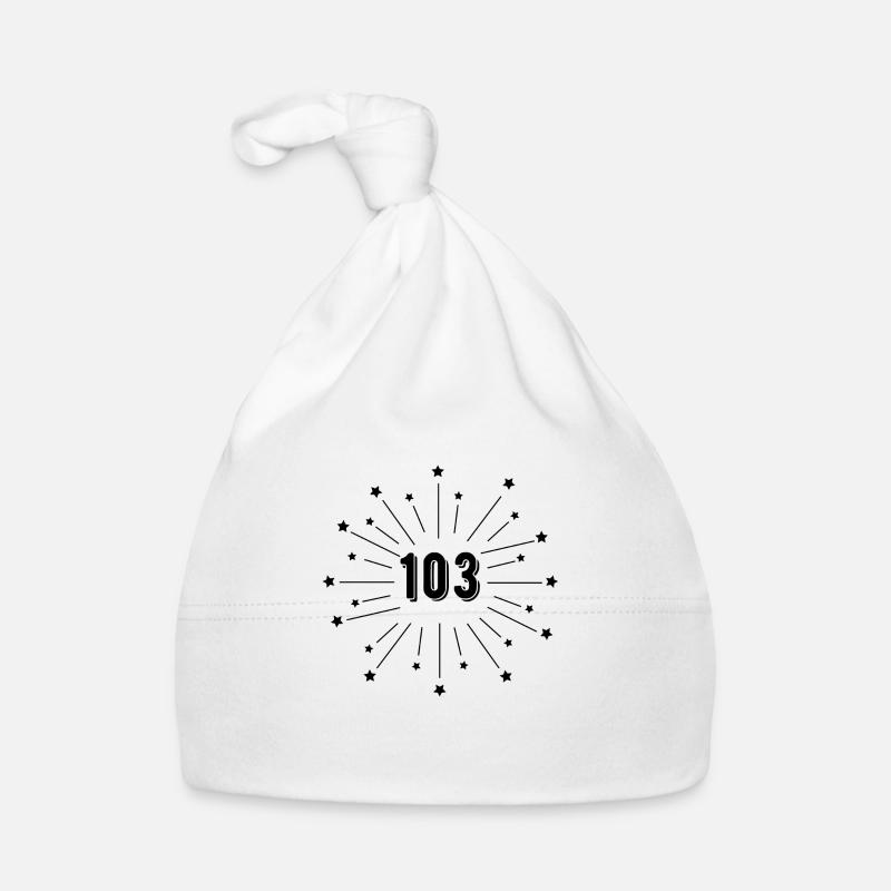 103rd Starry Anniversary - 103 Years Gift Organic Baby Cap