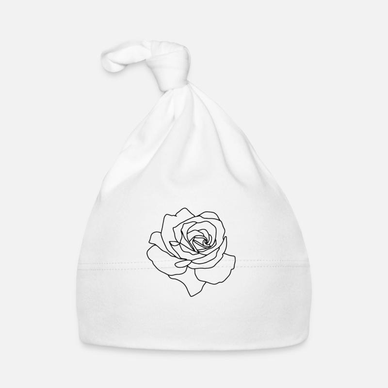 Rose Cappellino ecologico per neonato