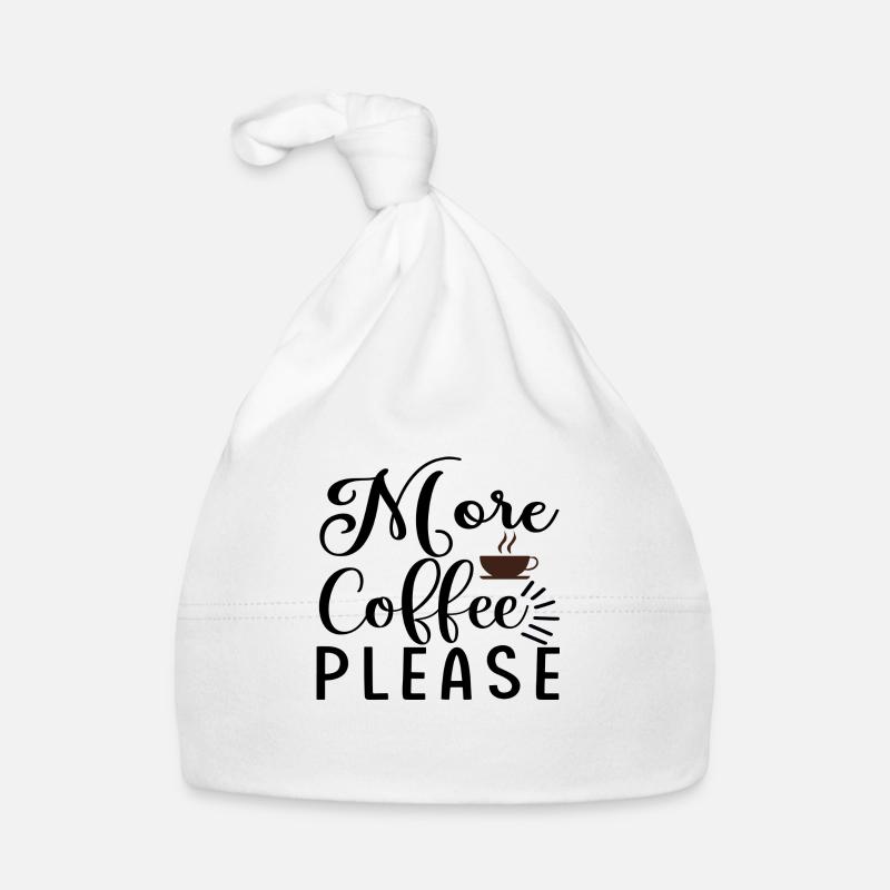 Plus de café s’il vous plaît Bonnet bio Bébé
