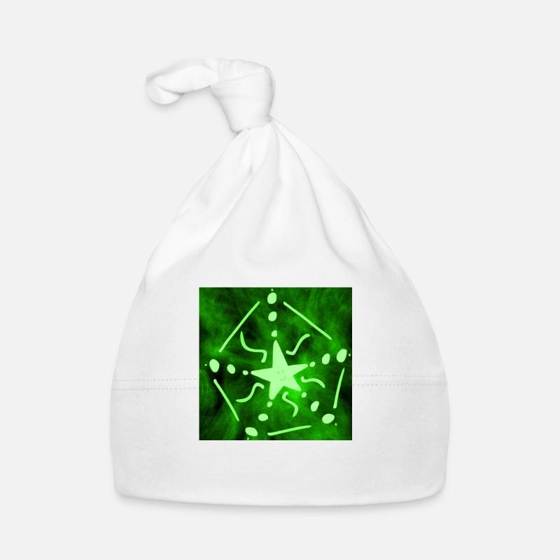 GRÜNER STERN Baby Bio-Mütze