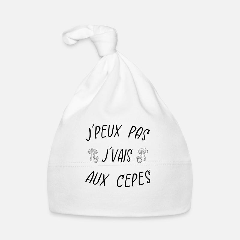 j'peux pas j'vais aux cepes Bonnet bio Bébé