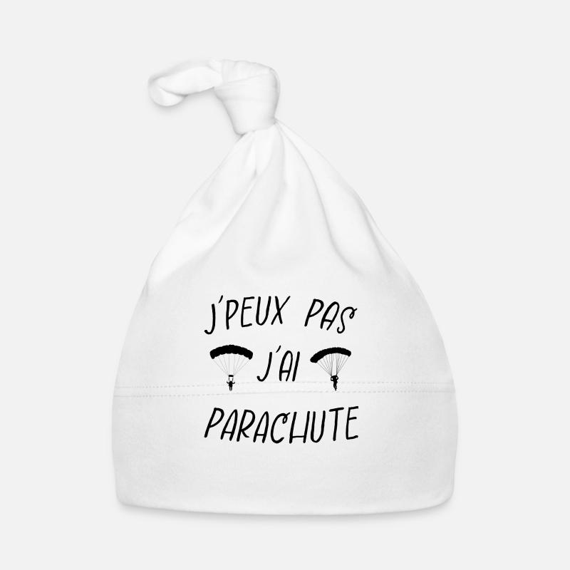 j'peux pas j'ai parachute Bonnet bio Bébé