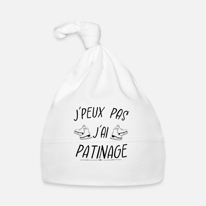 j'peux pas j'ai patinage Bonnet bio Bébé