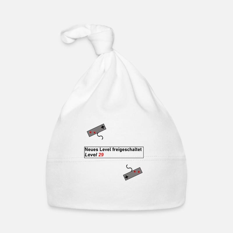 Level Up Gaming Geburtstag Geschenk Geschenkidee Baby Bio-Mütze
