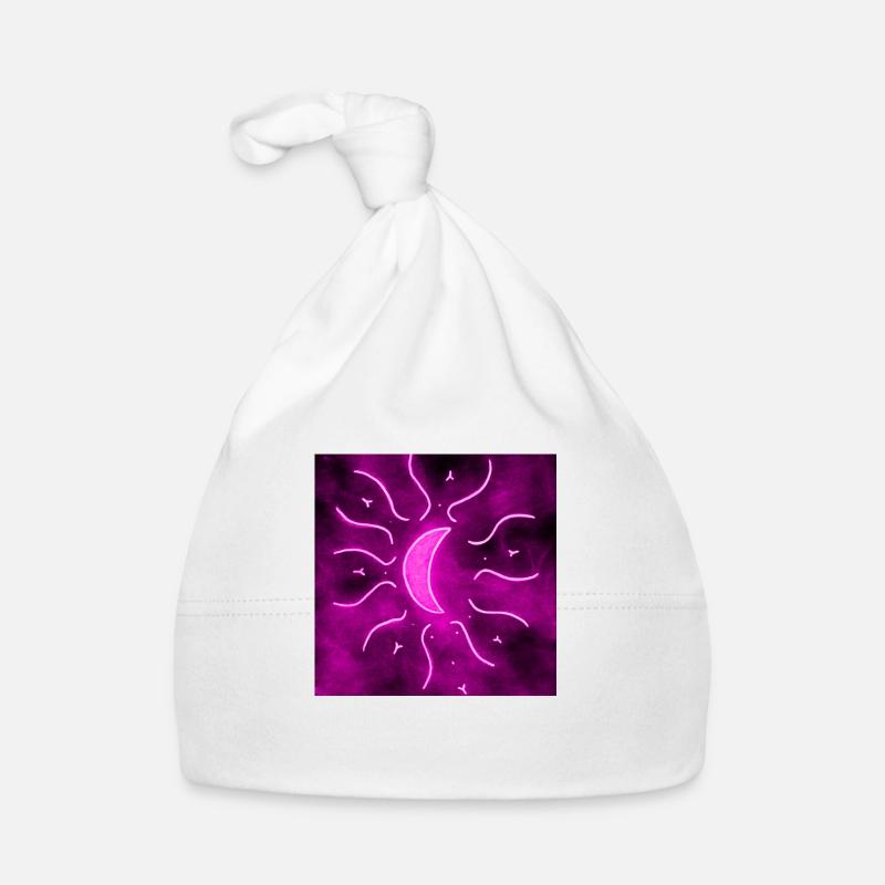 LUNE DE MANDALA VIOLETTE Bonnet bio Bébé