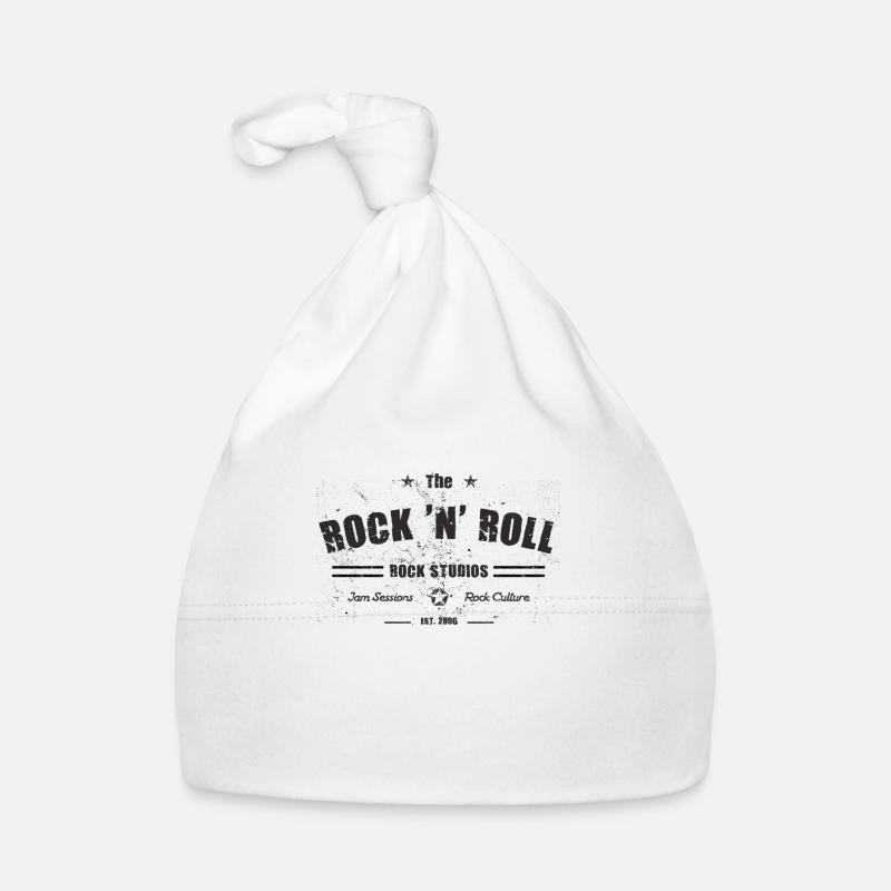 ROCK 'N' ROLL ROCK STUDIOS - Bonnet bio Bébé - blanc