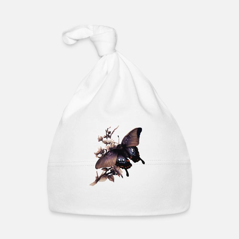 Butterfly Organic Baby Cap