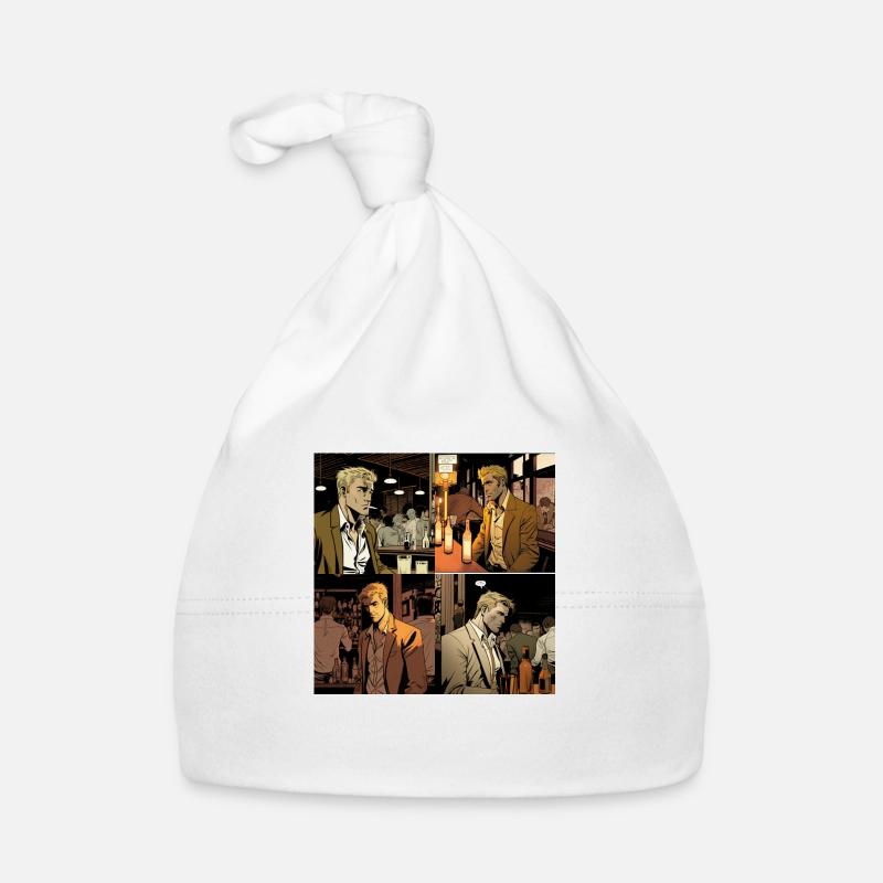 Person getting stared at in a bar Organic Baby Cap