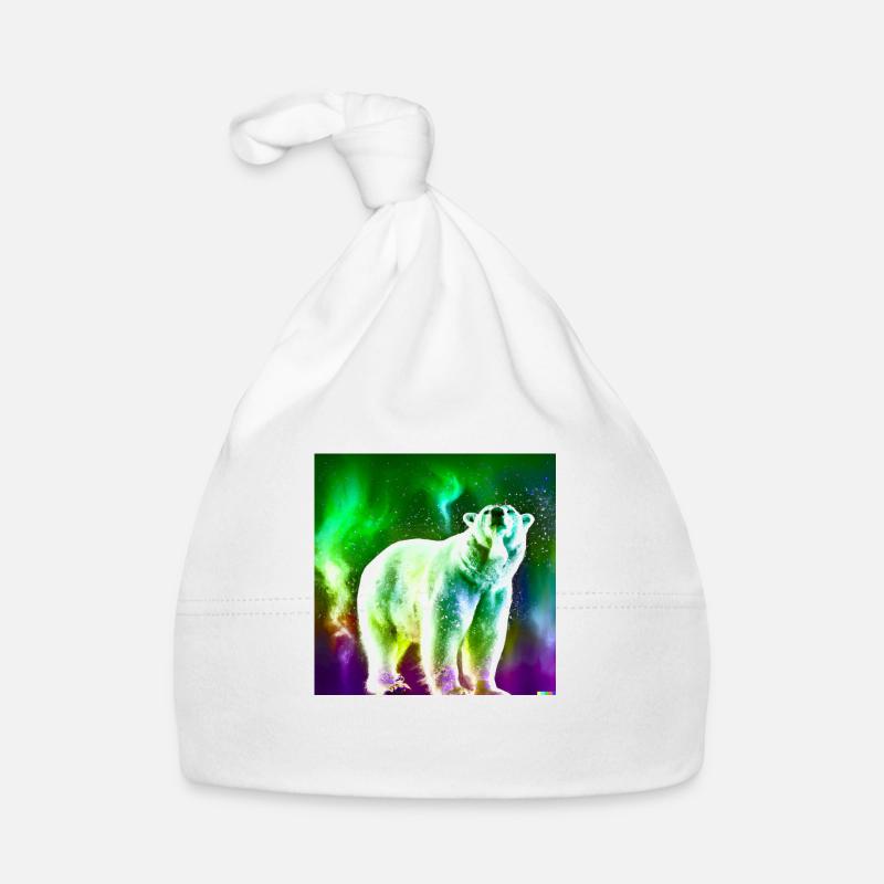 Fella givrée - Bonnet bio Bébé - blanc