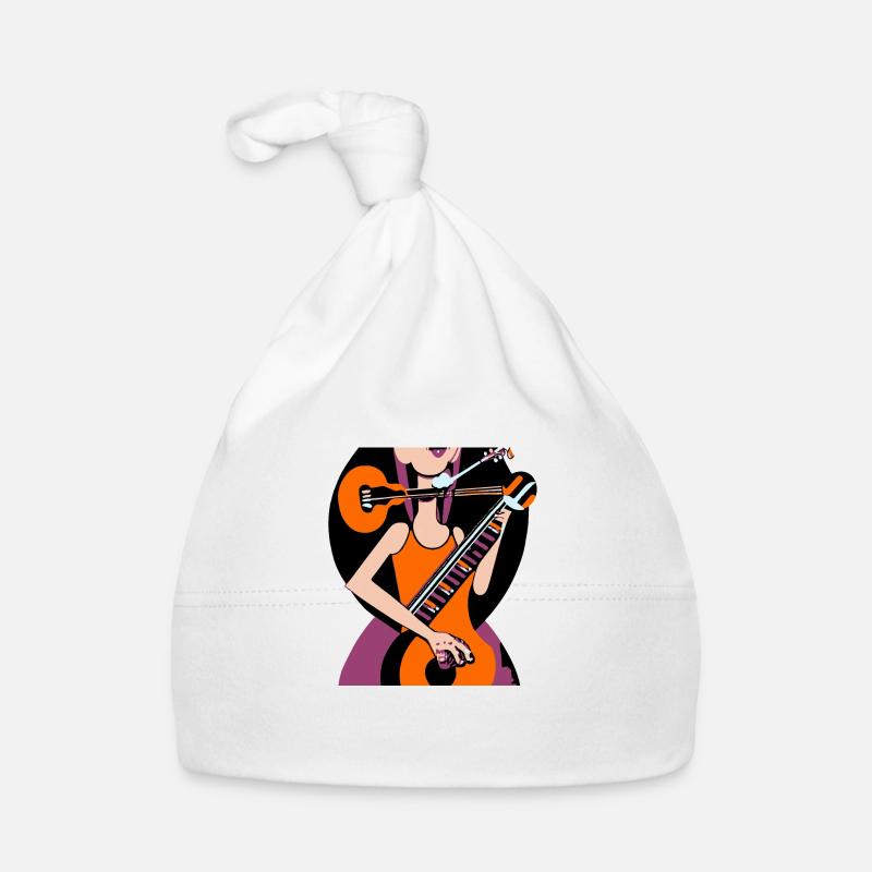 Musik Mädchen Baby Bio-Mütze