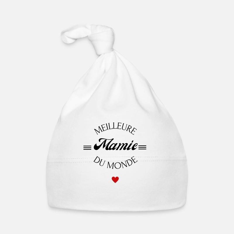 meilleure mamie du monde Bonnet bio Bébé