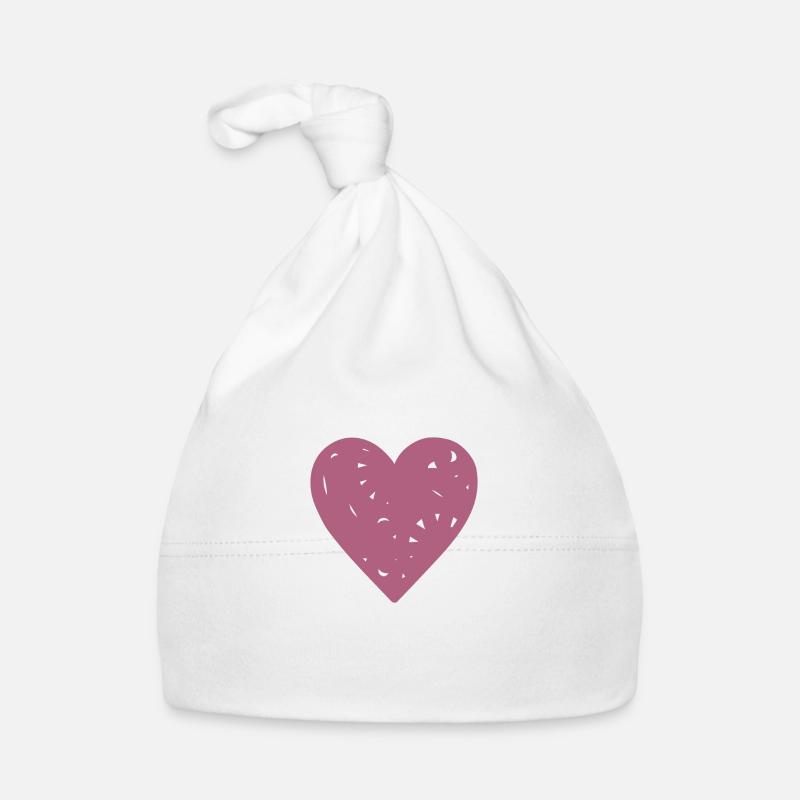Herz Baby Bio-Mütze
