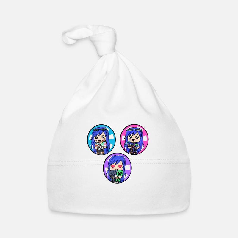 3 Funneh Mädchen Baby Bio-Mütze