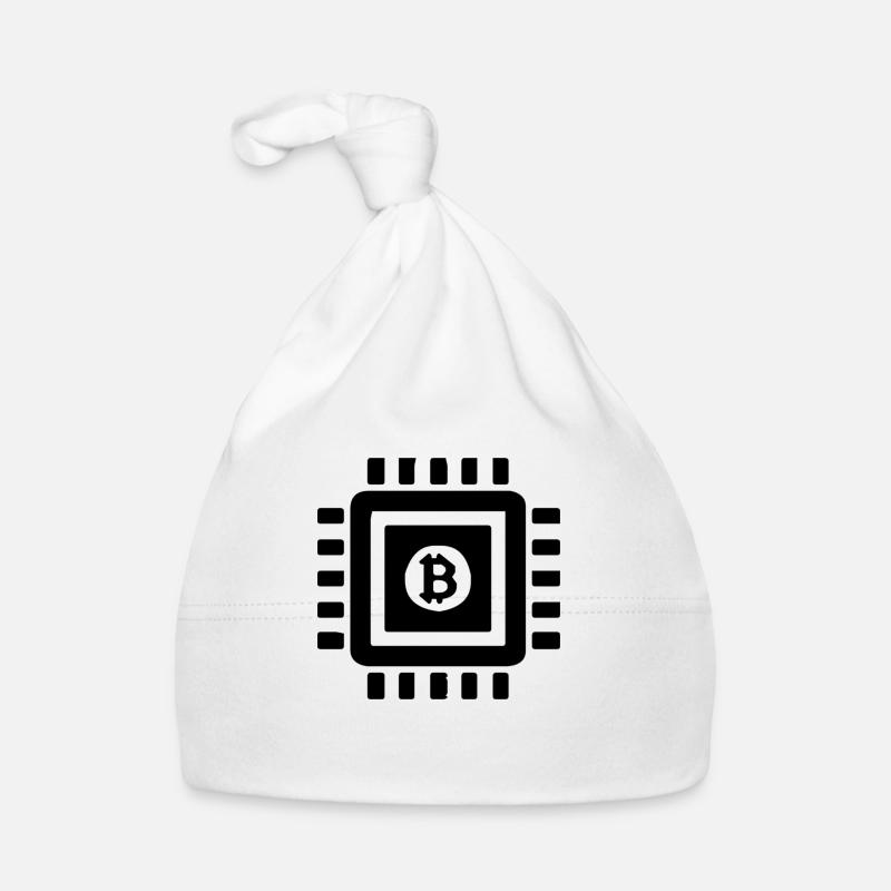 Bitcoin-Prozessor Baby Bio-Mütze