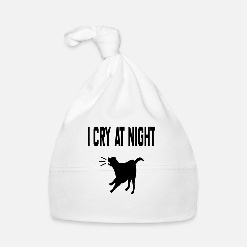 I Cry At Night Organic Baby Cap