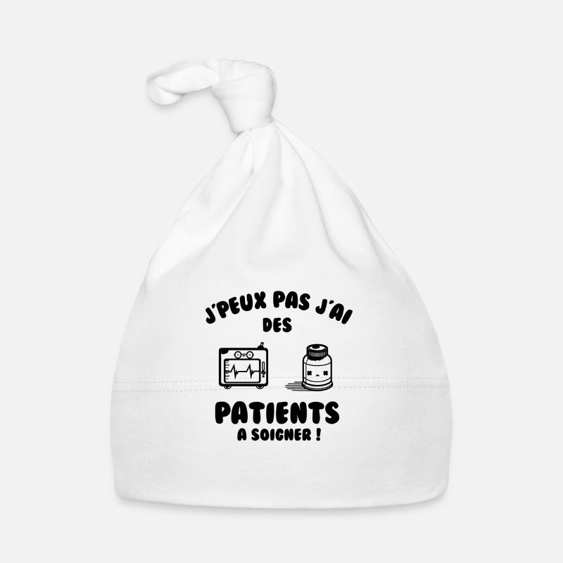 Patient à soigner Bonnet bio Bébé