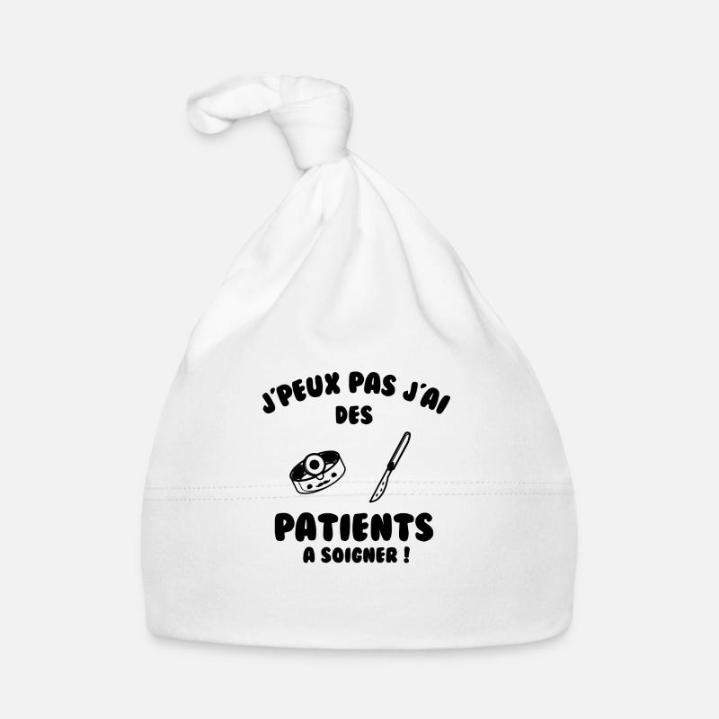 Patient à soigner Bonnet bio Bébé