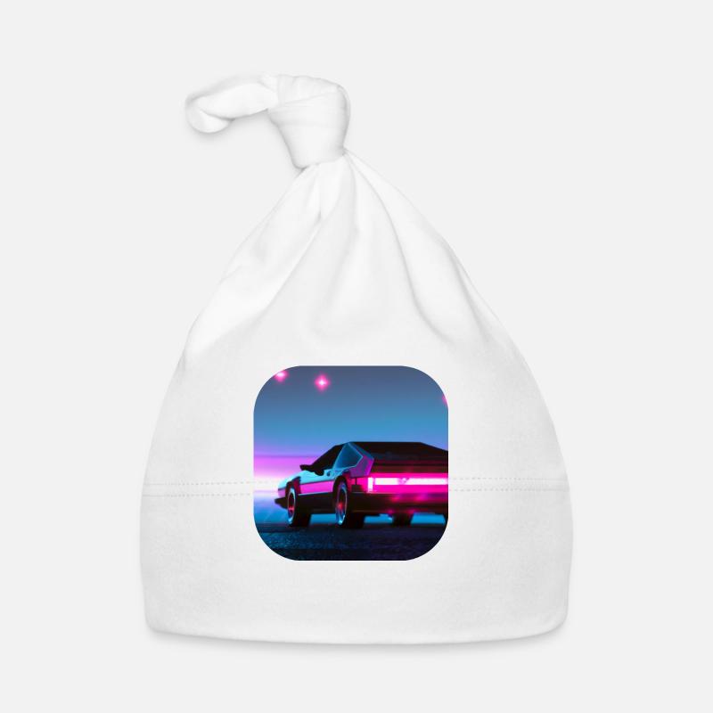 Retour aux années 80 | Synthwave Bonnet bio Bébé