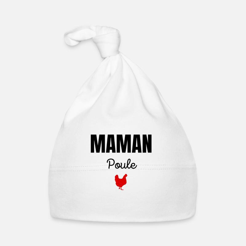 maman poule Bonnet bio Bébé