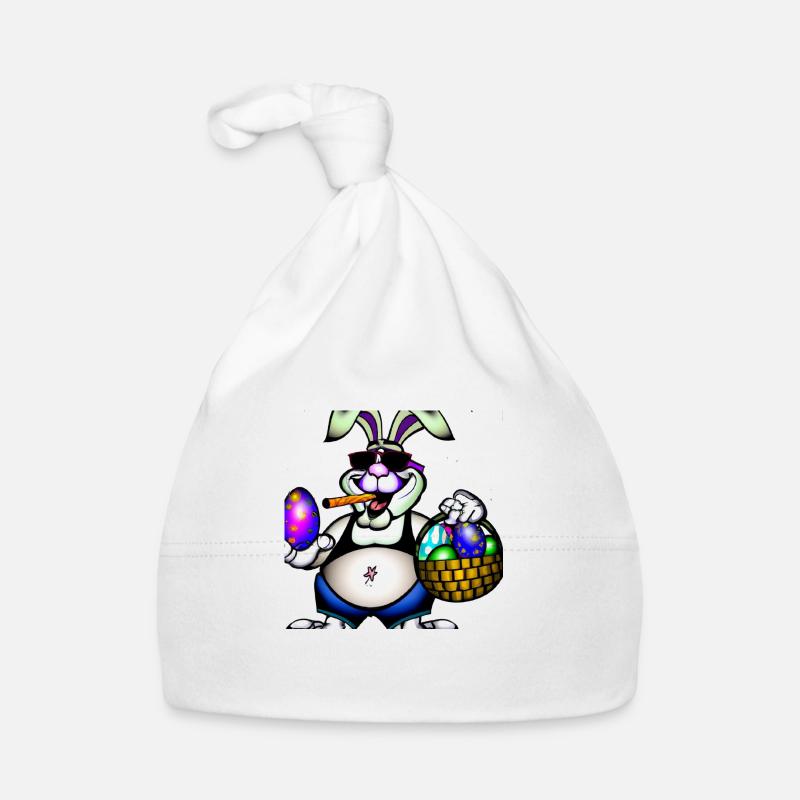 Lapin de Pâques avec œuf Bonnet bio Bébé