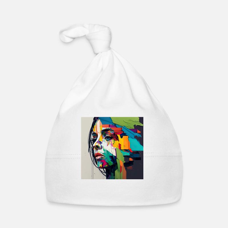 Premium Design - Baby Bio-Mütze - Weiß