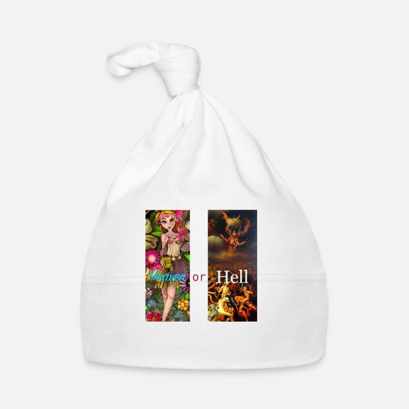 Heaven and Hell Paintings Organic Baby Cap
