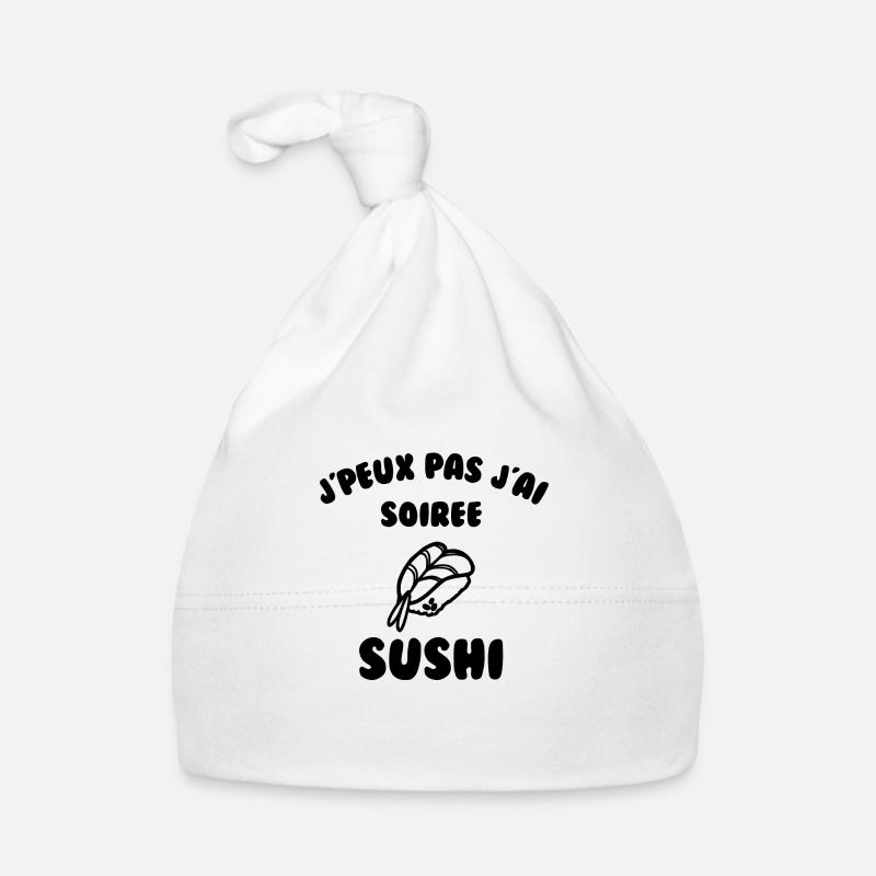 J’peux pas j’ai soirée sushi Bonnet bio Bébé